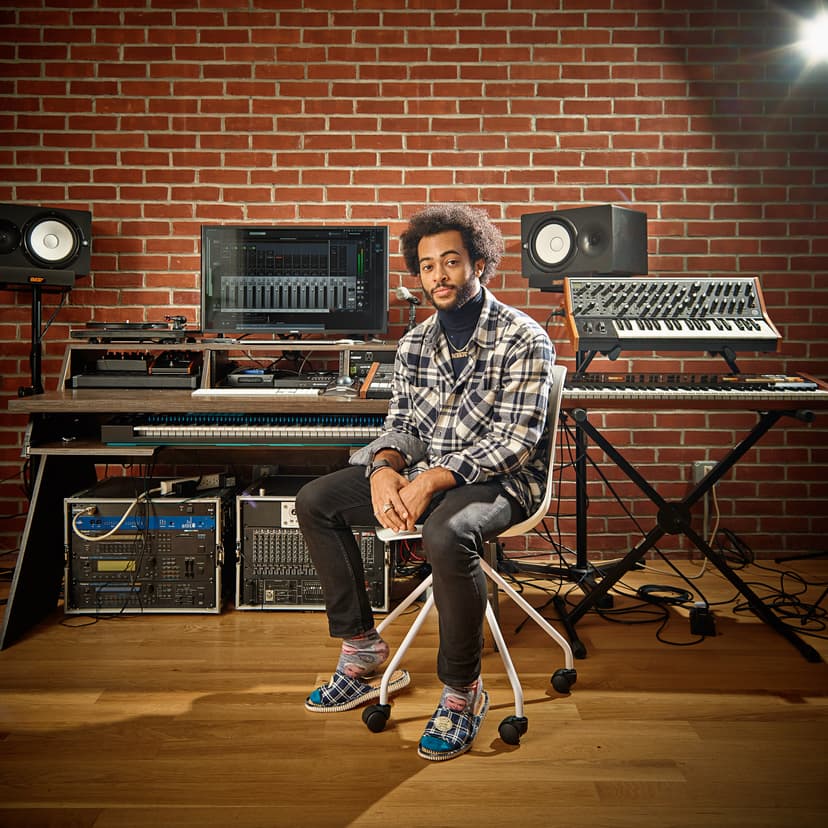 Bobby in the studio